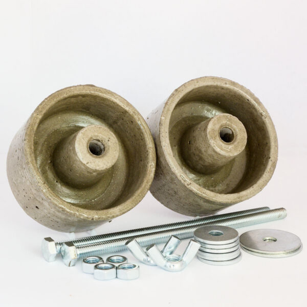 Lieferumfang milbensperre standard 2er set mit schrauben DT