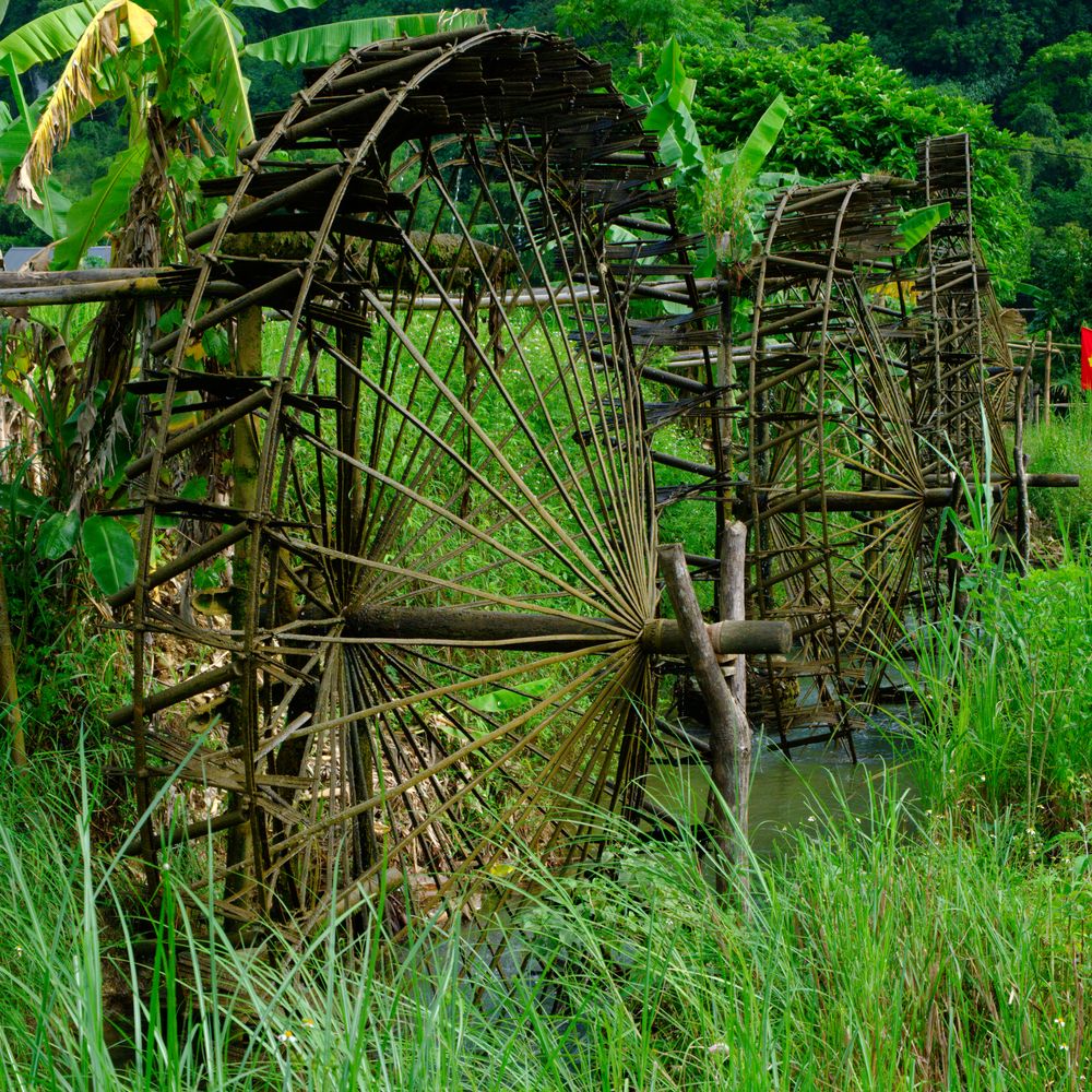 Water wheels pu luong tanh hoa